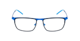 Lunettes de vue homme MAGIC 157 noir/bleu - Vue de face
