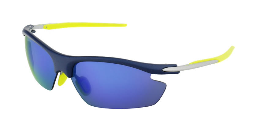 LUNETTES DE SOLEIL homme Leisure bleu - vue de 3/4