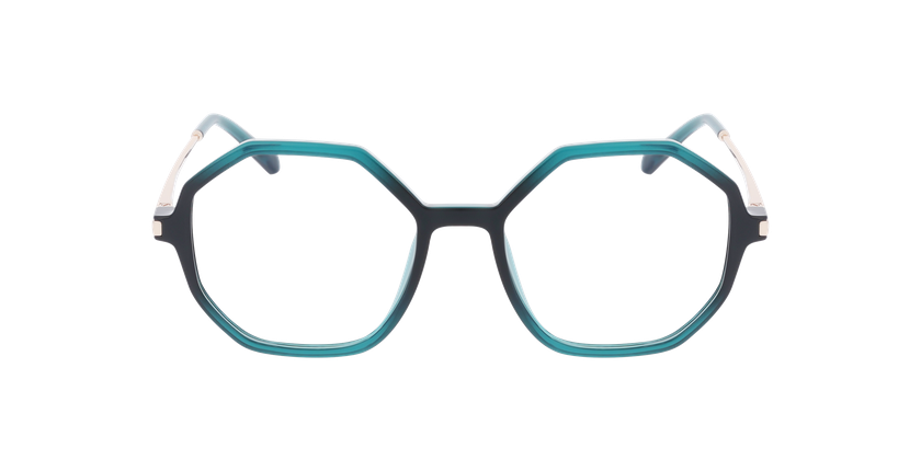 Lunettes de vue femme DIANE vert - Vue de face