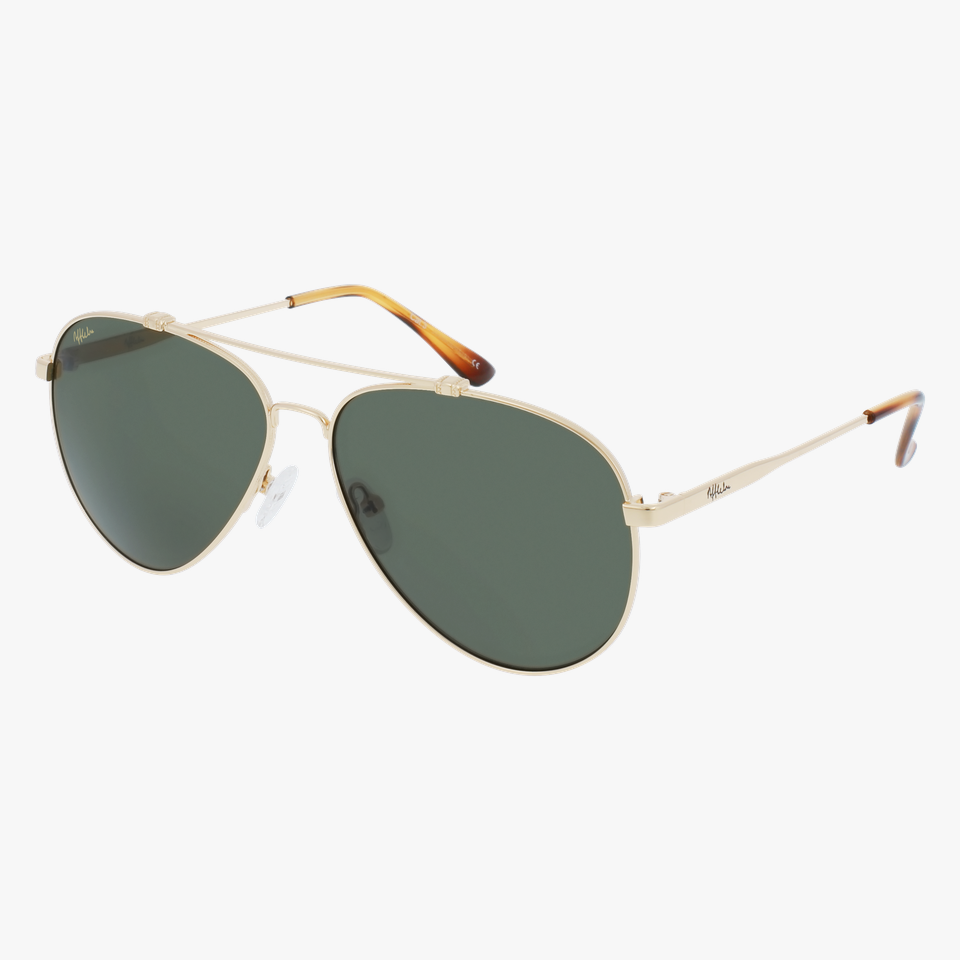 Lunettes de soleil homme SANTI dorée - Vue de face