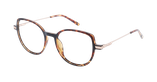 Lunettes de vue femme MAGIC249 écaille/marron - Vue de face