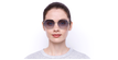 LUNETTES DE SOLEIL femme MALE rose - Vue de face