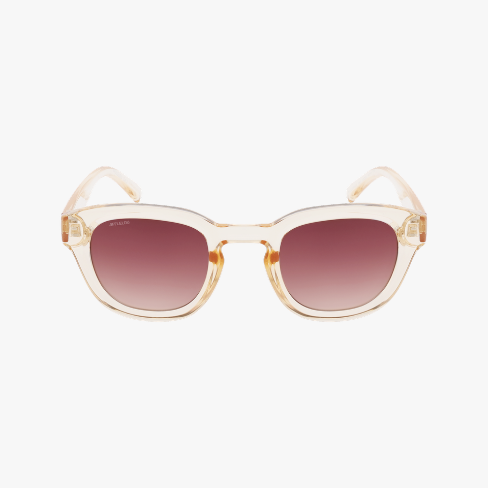 Lunettes de soleil ELDORADO marron - Vue de face