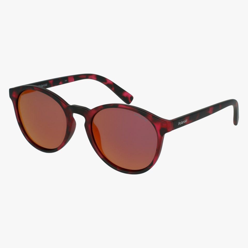 Lunettes de soleil enfant PLD 8024/S écaille/rouge - Vue de 3/4