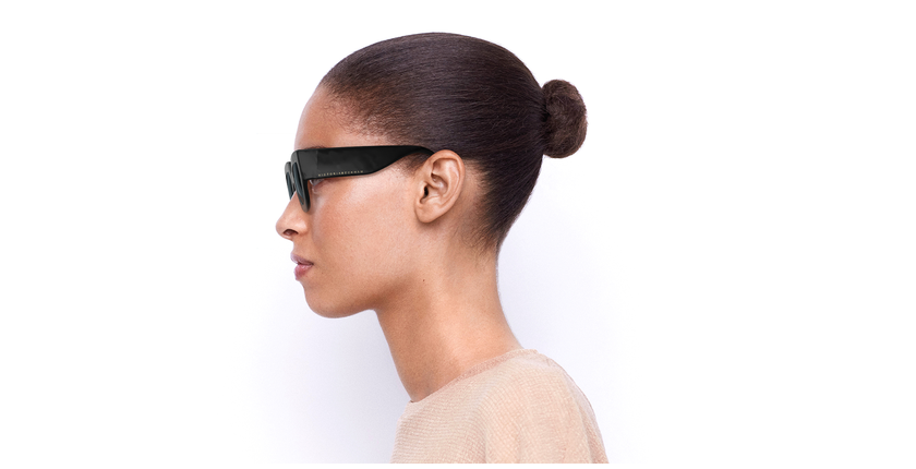 LUNETTES DE SOLEIL femme VB606S noir - Vue de face