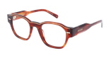 Lunettes de vue femme CARACTERES FIL D'OR AUTHENTIQUE écaille/dorée - Vue de face