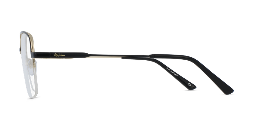LUNETTES DE VUE femme MAGIC MALORY noir/doré - Vue de face