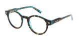 Lunettes de vue femme CARACTÈRES DISCRÈTE écaille - Vue de face