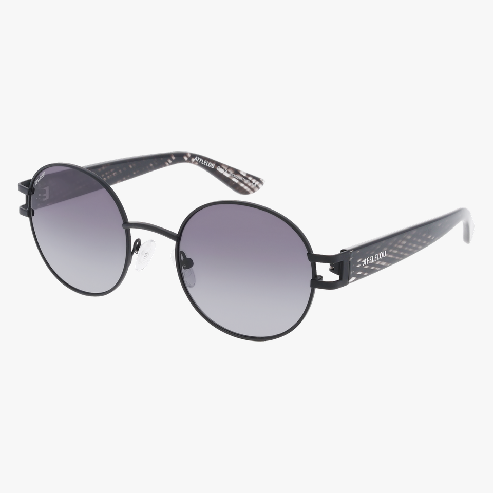 Lunettes de soleil femme MONDAKA noir - Vue de face