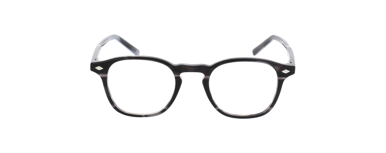 Lunettes de vue homme MAGIC 163 noir/noir / marron - Vue de face