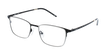 LUNETTES DE VUE homme MAGIC 156 gris/noir - Vue de face