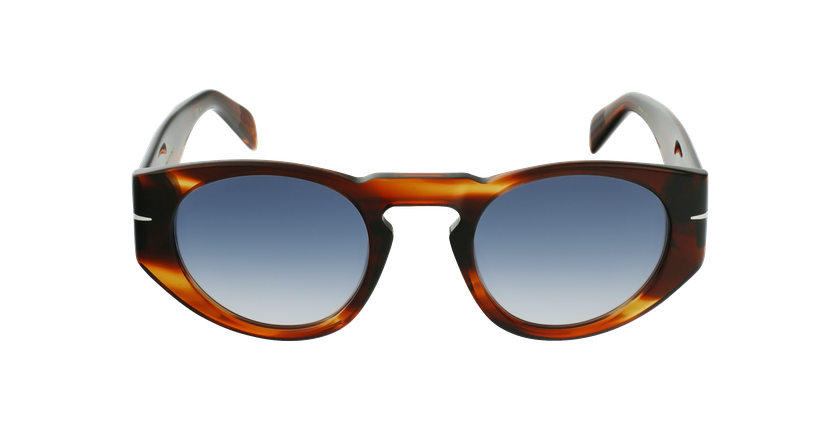 LUNETTES DE SOLEIL homme DB 7033/S dégradé noir écaille - Vue de face