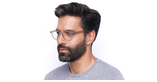 Lunettes de vue homme TH 1893 gris - Vue de 3/4