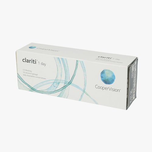 Lentilles de contact Clariti 1 Day 30L - Vue de face