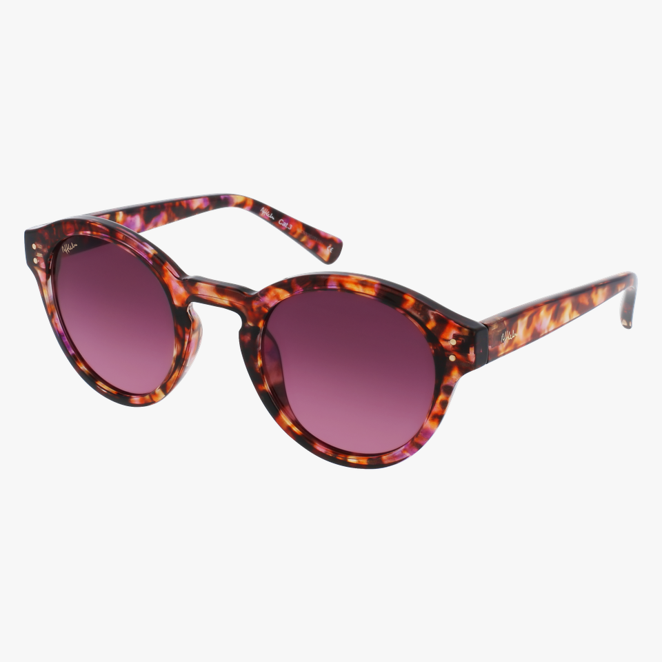 Lunettes de soleil femme ALPONA écaille/rose - Vue de face