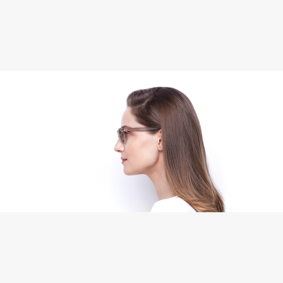 Lunettes de soleil femme LADY BURBANK 0RB2299 blanc - Vue de face