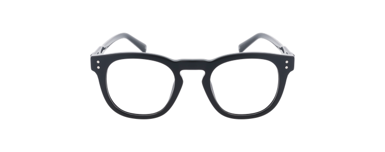Lunettes de vue homme CARACTÈRES ÉLÉGANT noir - Vue de face