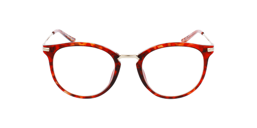 LUNETTES DE VUE femme MAGIC NAWELL rouge/doré Vue de face