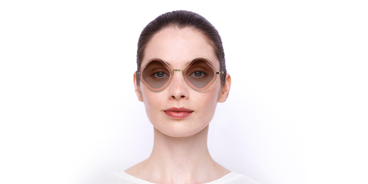 LUNETTES DE SOLEIL femme CE165S doré