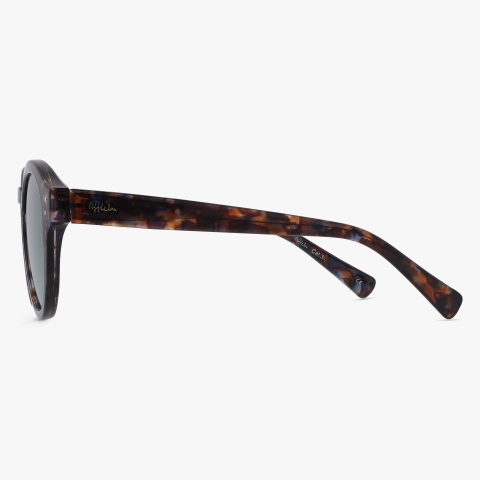 Lunettes de soleil femme ALPONA écaille - Vue de face