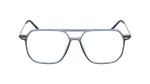 Lunettes de vue homme ALAN gun/argenté - Vue de face