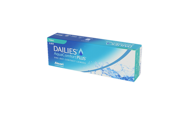 Lentilles de contact Dailies AquaComfort Plus Toric 30L - Vue de face