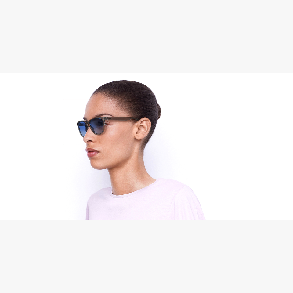 Lunettes de soleil COCO blanc - Vue de face