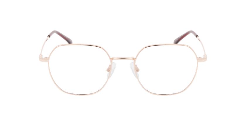 Lunettes de vue femme RZERO50 dorée - Vue de face