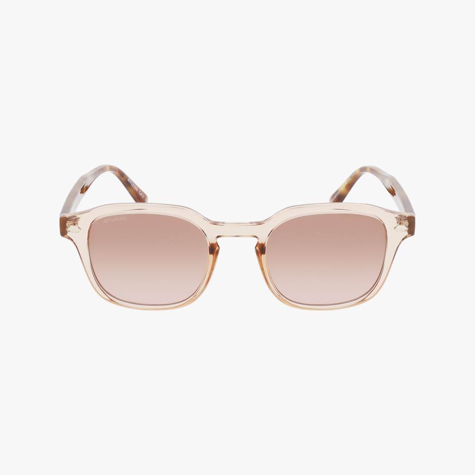 Lunettes de soleil homme NEVADA marron - Vue de face