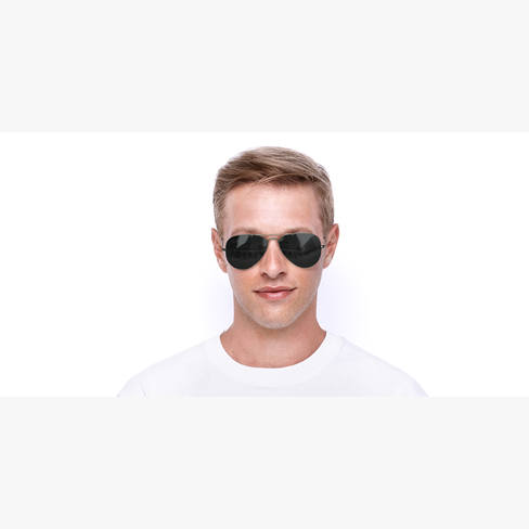 Lunettes de soleil AVIATOR L argenté