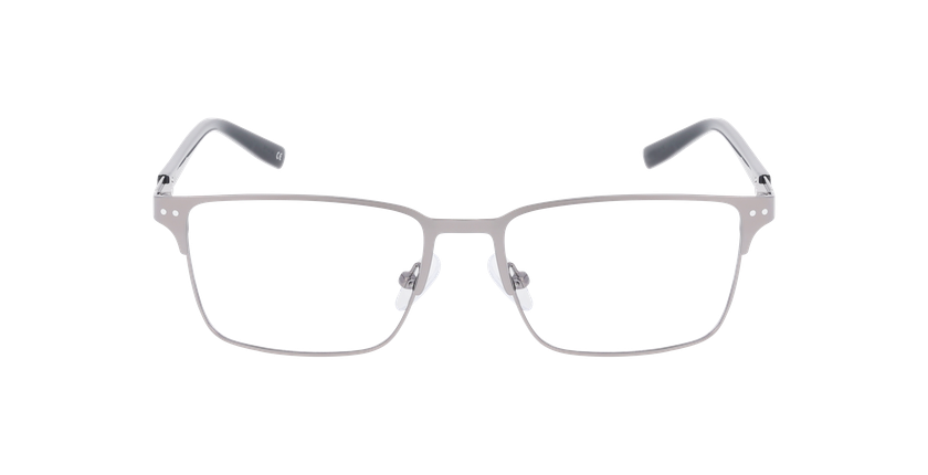 Lunettes de vue homme BAPTISTE noir/gris - Vue de face