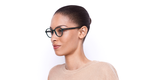 Lunettes de vue femme MAGIC203 vert - Vue de face