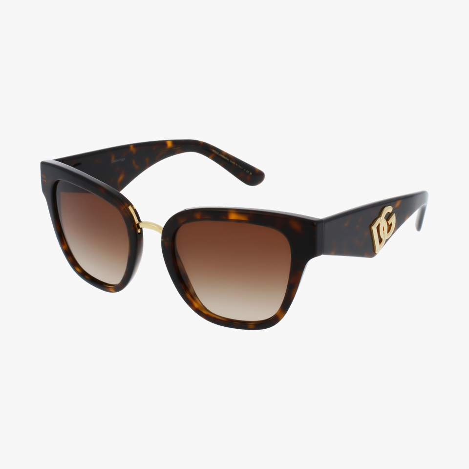 Lunettes de soleil femme DG4437 écaille - Vue de face