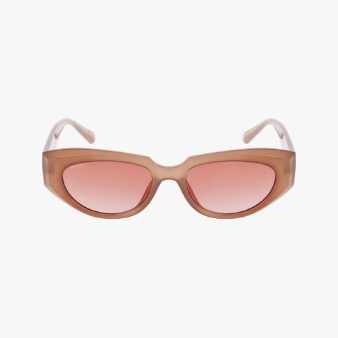 Lunettes de soleil femme PRIMA marron Vue de face