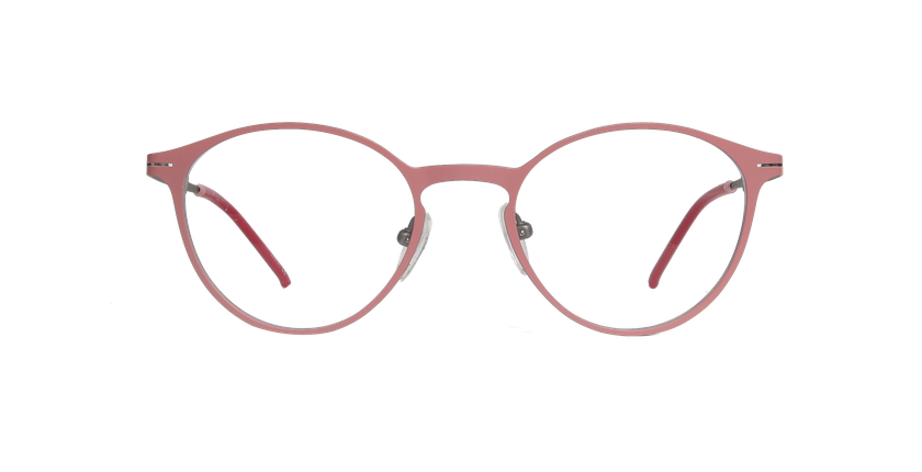LUNETTES DE VUE femme OXYGEN rose/argenté - Vue de face