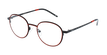 LUNETTES DE VUE homme MAGIC 155 noir/rouge - Vue de face