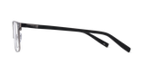 Lunettes de vue homme BAPTISTE noir/gris - Vue de face