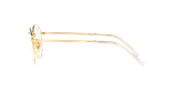 Lunettes de vue 0RX6472 dorée - Vue de face
