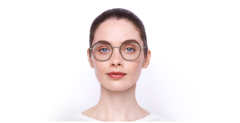 LUNETTES DE VUE femme MAGIC 187 marron - Vue de face