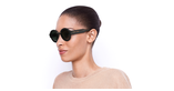 LUNETTES DE SOLEIL femme LAURA 6454 marron - Vue de face