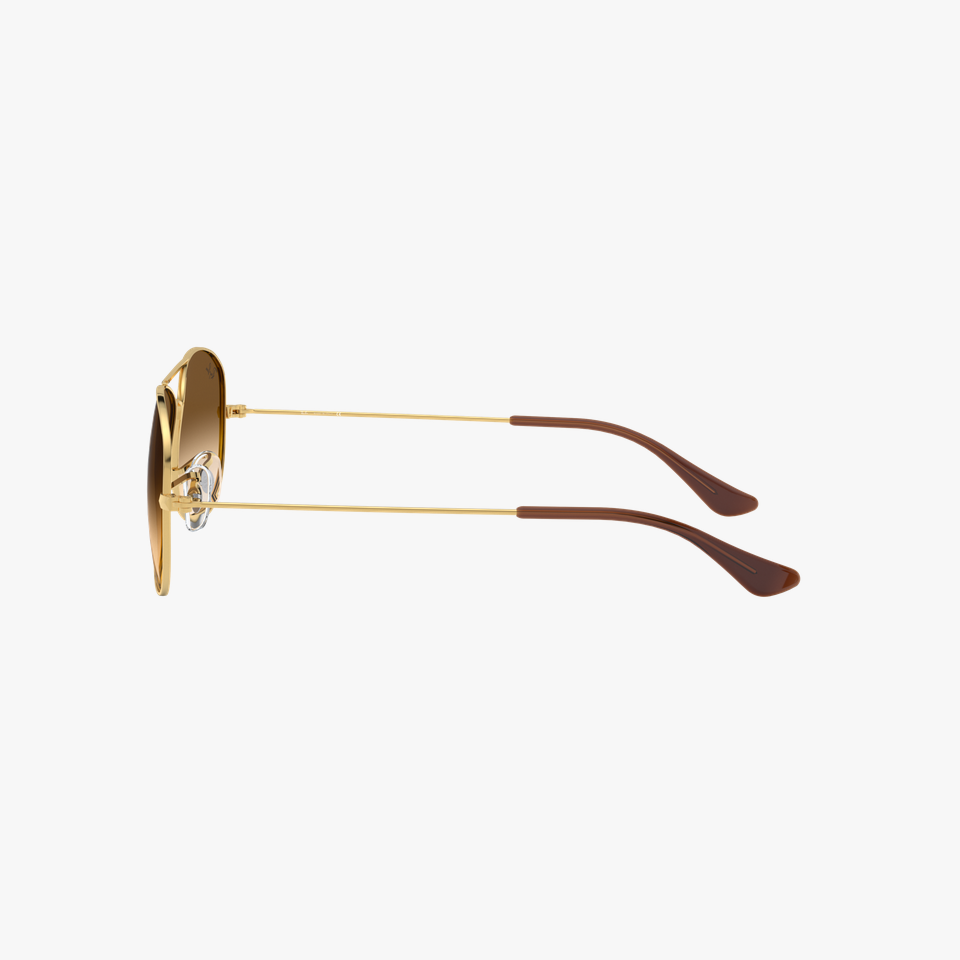 Lunettes de soleil homme COCKPIT dorée - Vue de face