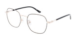 Lunettes de vue femme MAGIC 319 noir/dorée - Vue de face