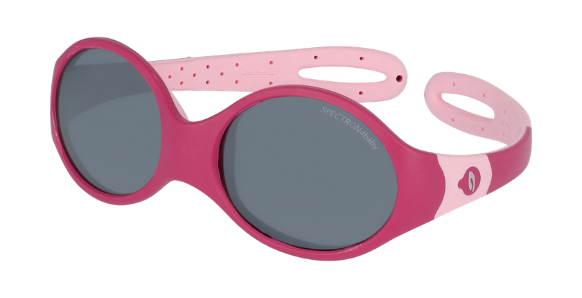 LUNETTES DE SOLEIL enfant LOOP L rouge - vue de 3/4