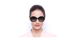 LUNETTES DE SOLEIL femme SK0360 noir - Vue de face