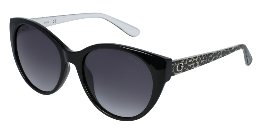 LUNETTES DE SOLEIL femme GU7594 noir - vue de 3/4