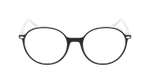 Lunettes de vue femme MAGIC278 noir/blanc - Vue de face