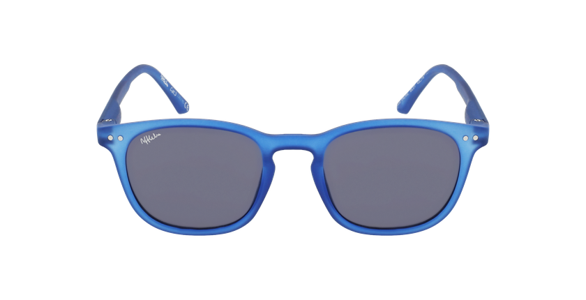 LUNETTES DE SOLEIL enfant VALME bleu/bleu foncé mat - Vue de face