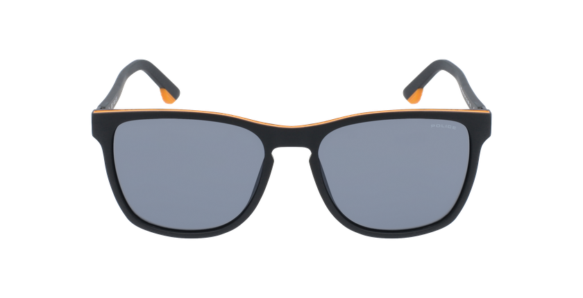 LUNETTES DE SOLEIL homme SPL963 noir - Vue de face
