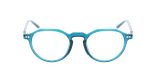 Lunettes de vue homme CELESTIN bleu/blanc - Vue de face