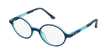 LUNETTES DE VUE enfant MAGIC 13 bleu/turquoise - vue de 3/4